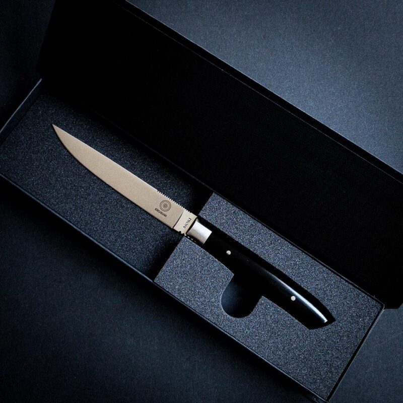 Pair of 2 Steak Knives -KIKUSUMI x MOKI Limited Edition-