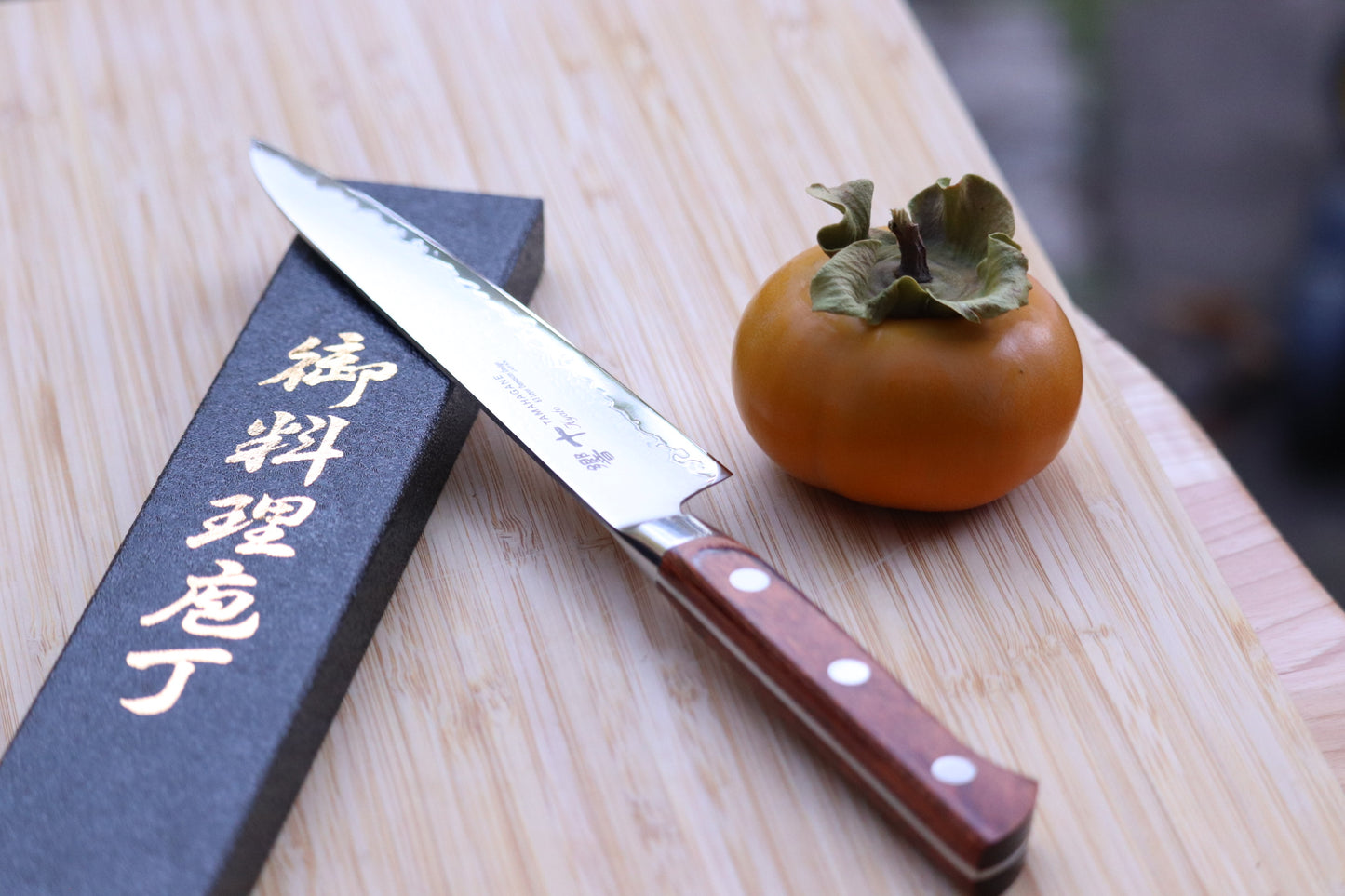 Petty 120mm Damascus Blade-KYOTO series-