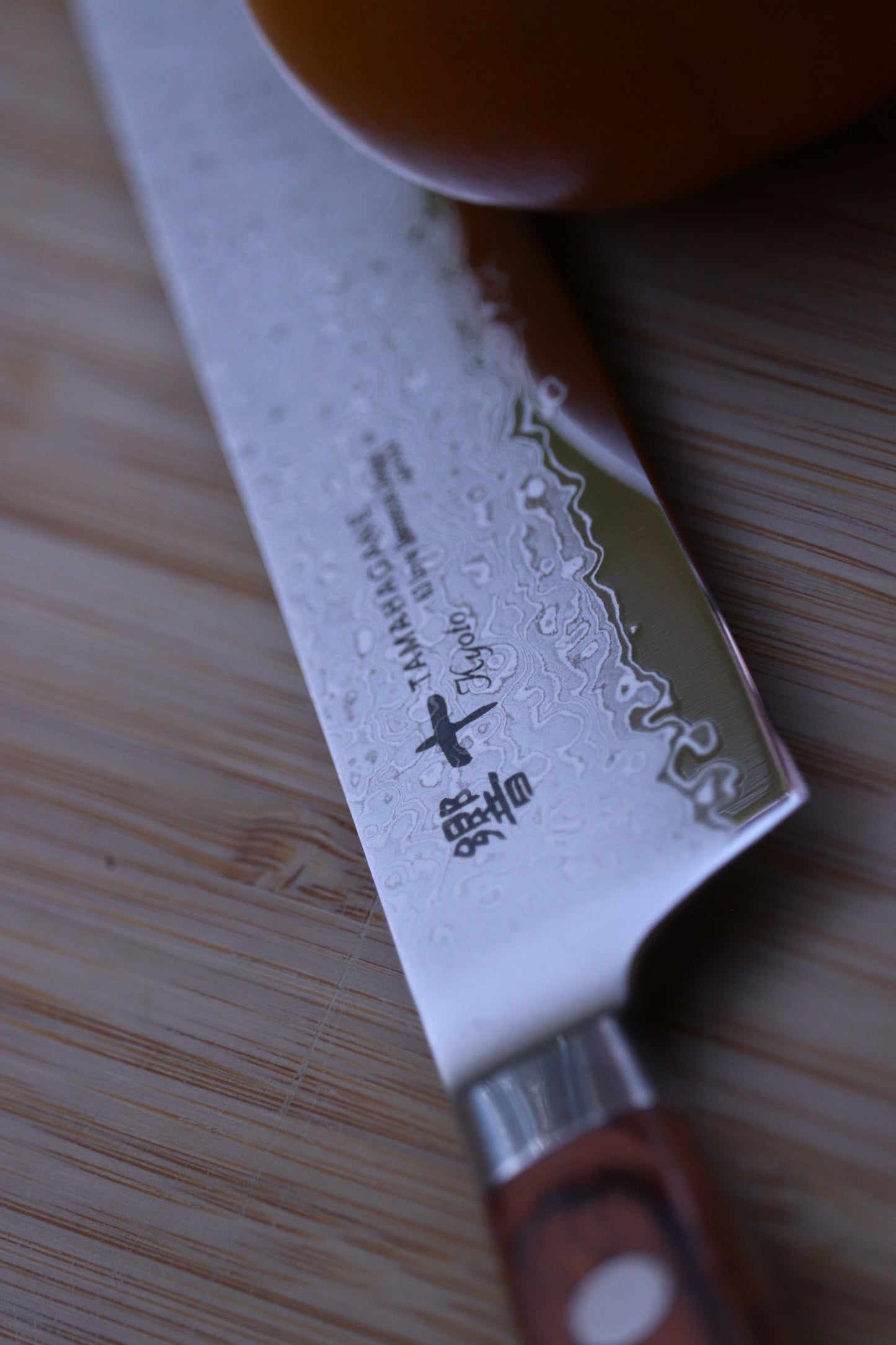 Petty 120mm Damascus Blade-KYOTO series-