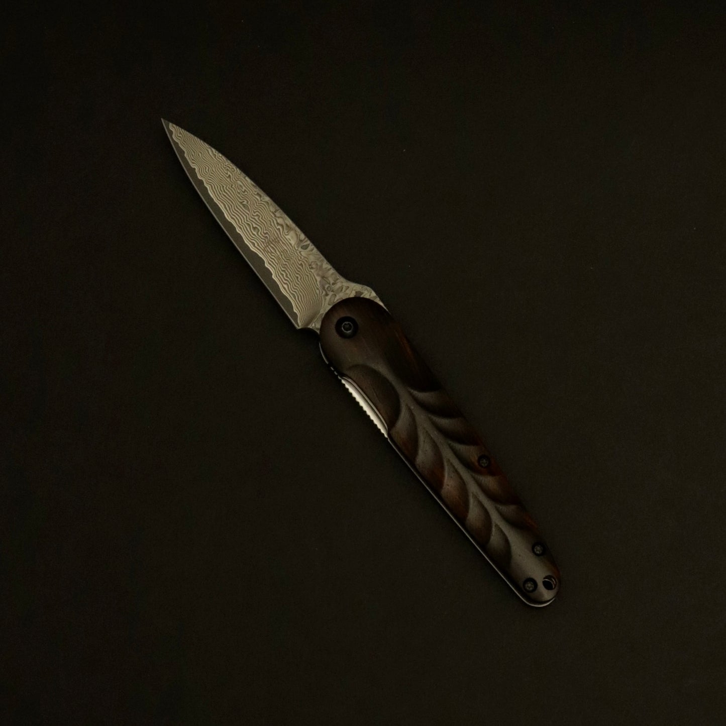 [POCKET KNIFE] Toun 騰雲 Cocobolo Handle Knife