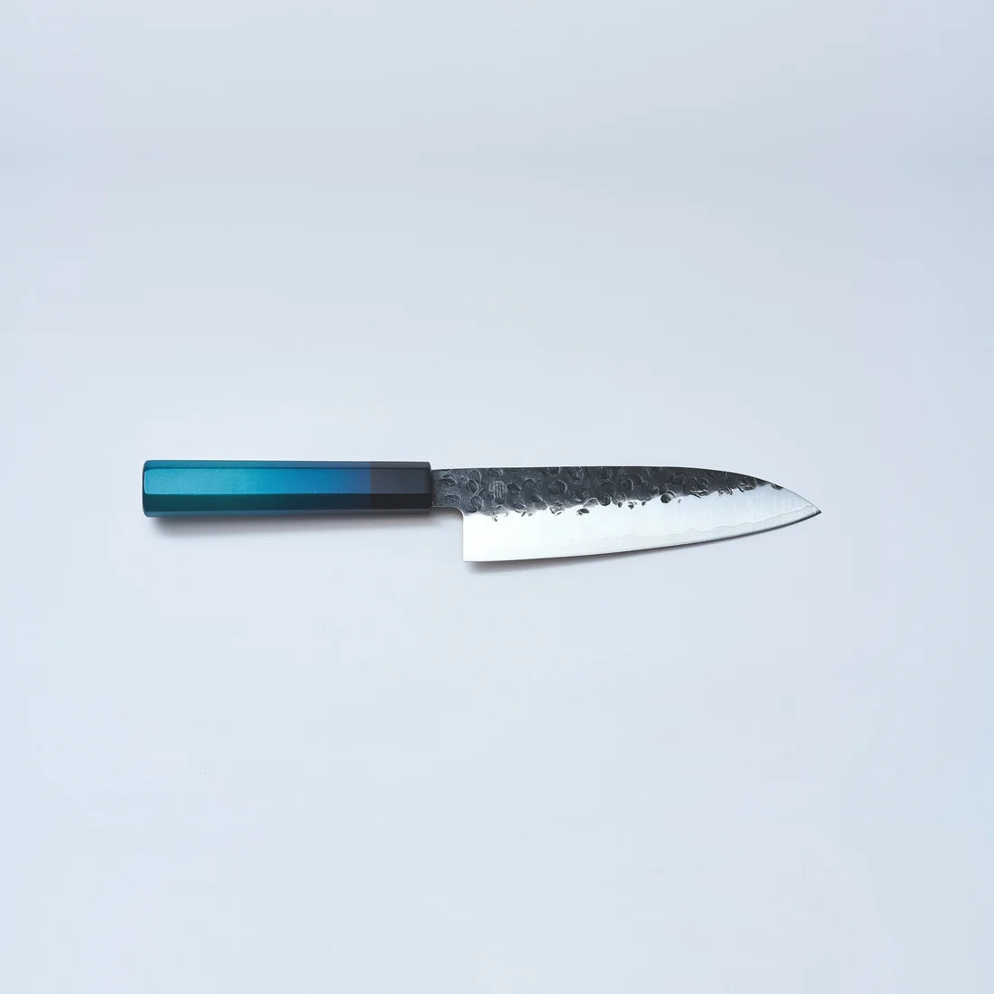 Indigo Handle Kurouchi Tsuchime Santoku