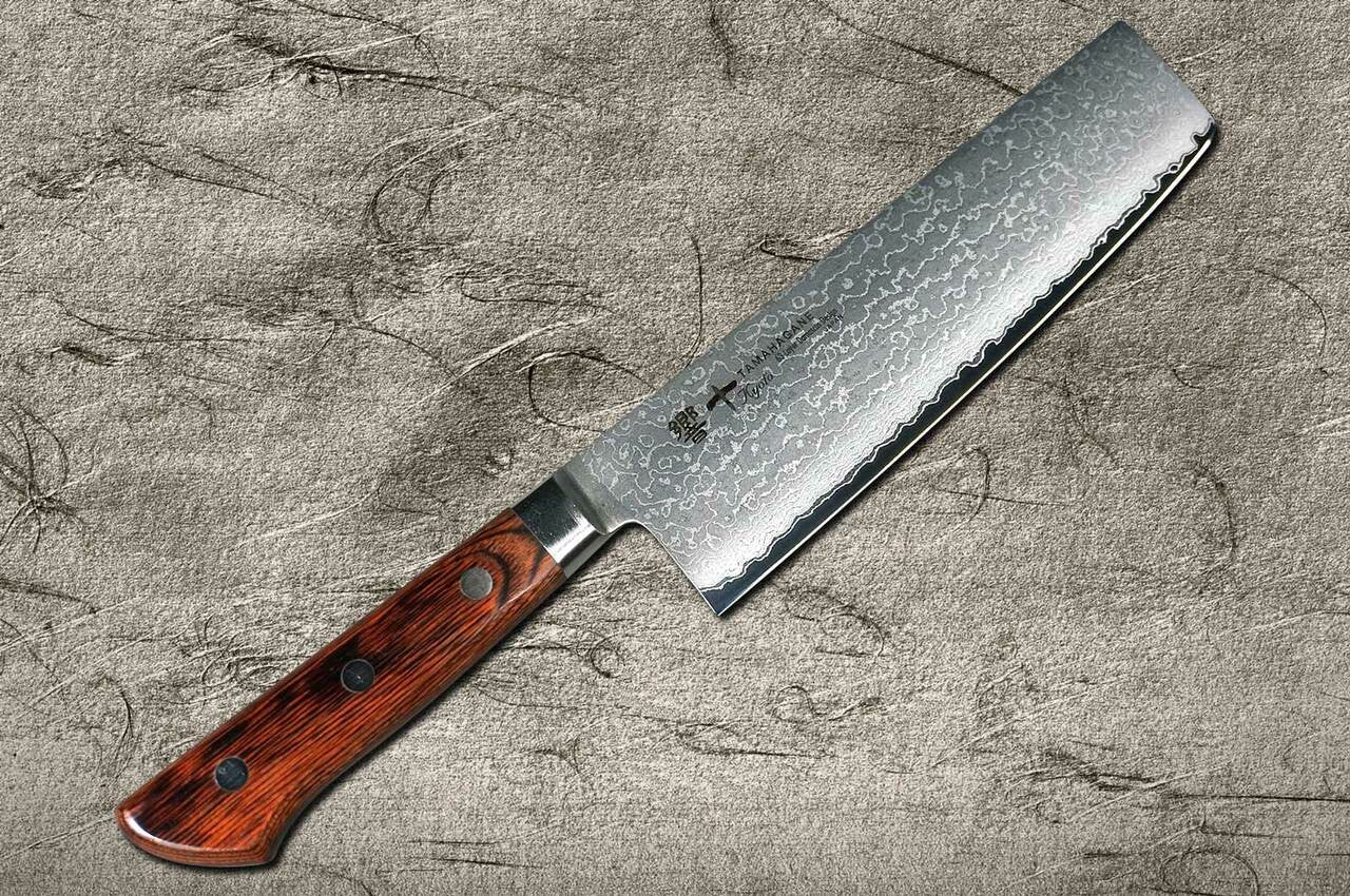 [KATAOKA KNIFE] Nakiri Damascus Blade-KYOTO series-