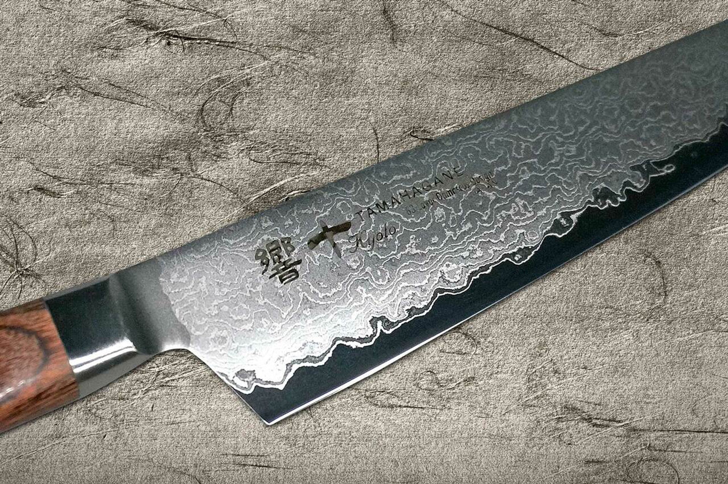 [KATAOKA KNIFE] Petty 150mm Damascus Blade-KYOTO series-