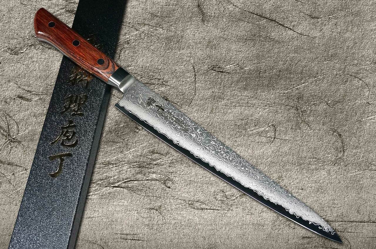 [KATAOKA KNIFE] Sujihiki Damascus Blade-KYOTO series-