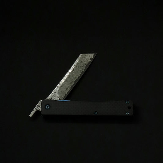 [POCKET KNIFE] Higo Style Knife 73mm Carbon Fiber