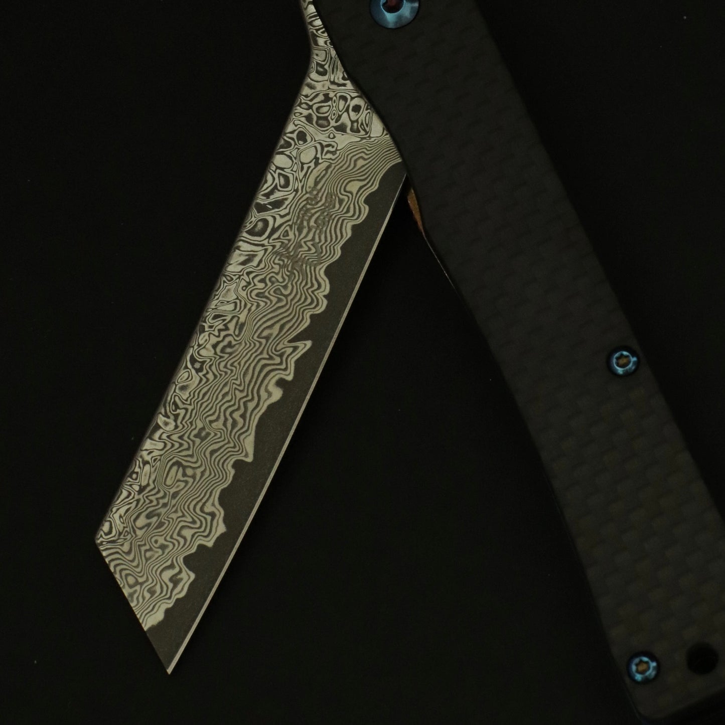 [POCKET KNIFE] Higo Style Knife 73mm Carbon Fiber