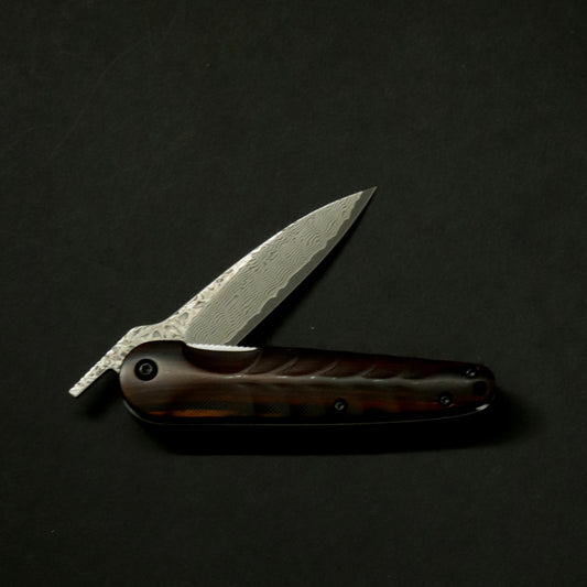 [POCKET KNIFE] Toun 騰雲 Cocobolo Handle Knife