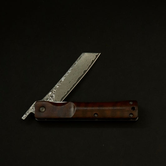[POCKET KNIFE] Higo Style Knife 73mm Snakewood