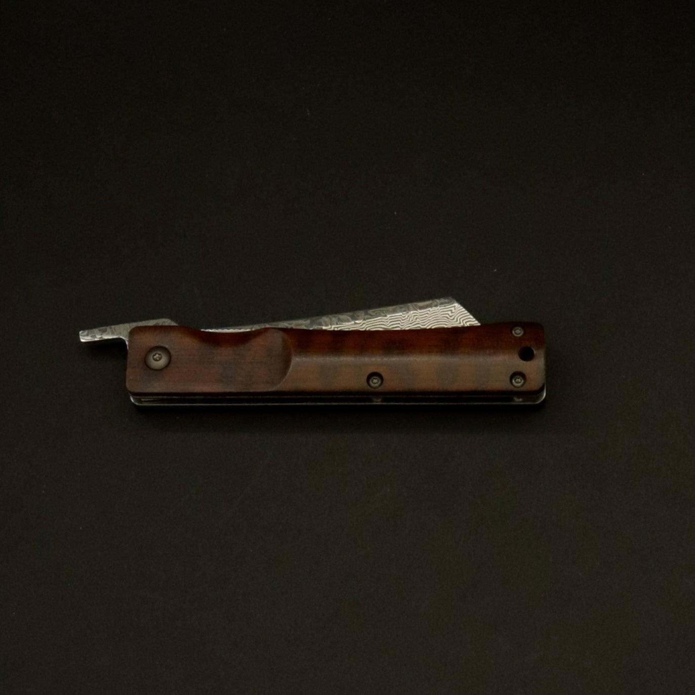 [POCKET KNIFE] Higo Style Knife 73mm Snakewood