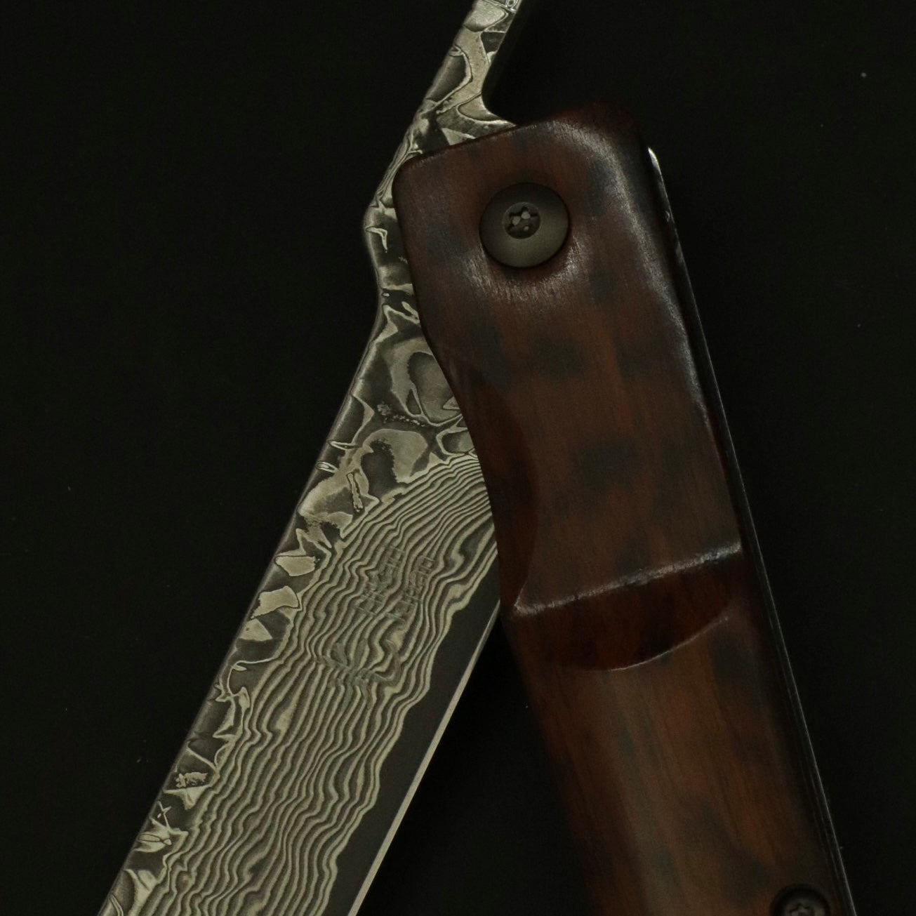 [POCKET KNIFE] Higo Style Knife 73mm Snakewood