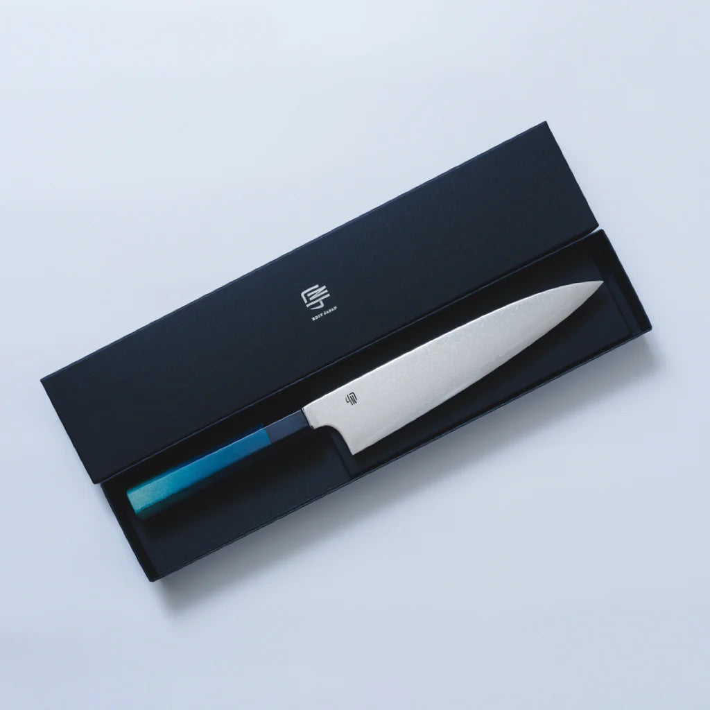 Indigo Handle Gyuto Cobalt stainless steel