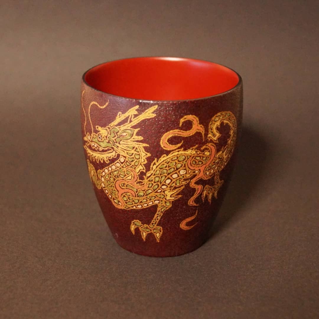 [Ootake Maki-e Workshop] Sake cup with Dragon